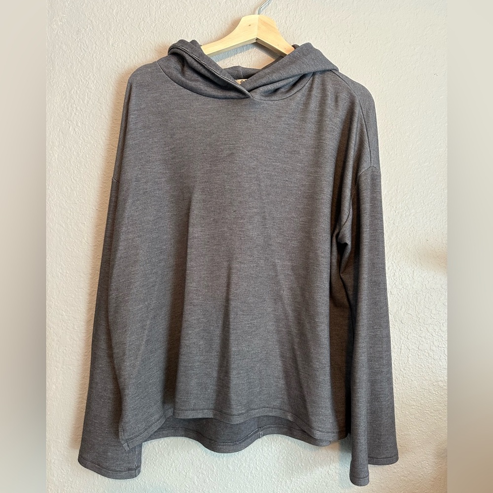 Grey Dylan Cowl-Neck Hoodie X-Large